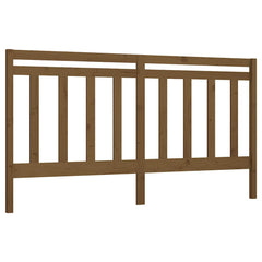 vidaXL Bed Headboard Honey Brown 206x4x100 cm Solid Wood Pine 2