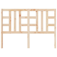 vidaXL Bed Headboard | Natural Wood | Solid Pine Wood | Single | Durable 4