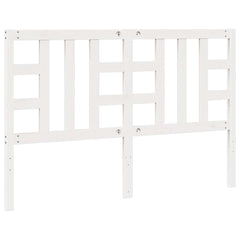 vidaXL Bed Headboard | White | Solid Pine Wood | 156x4x100 cm | Durable 6