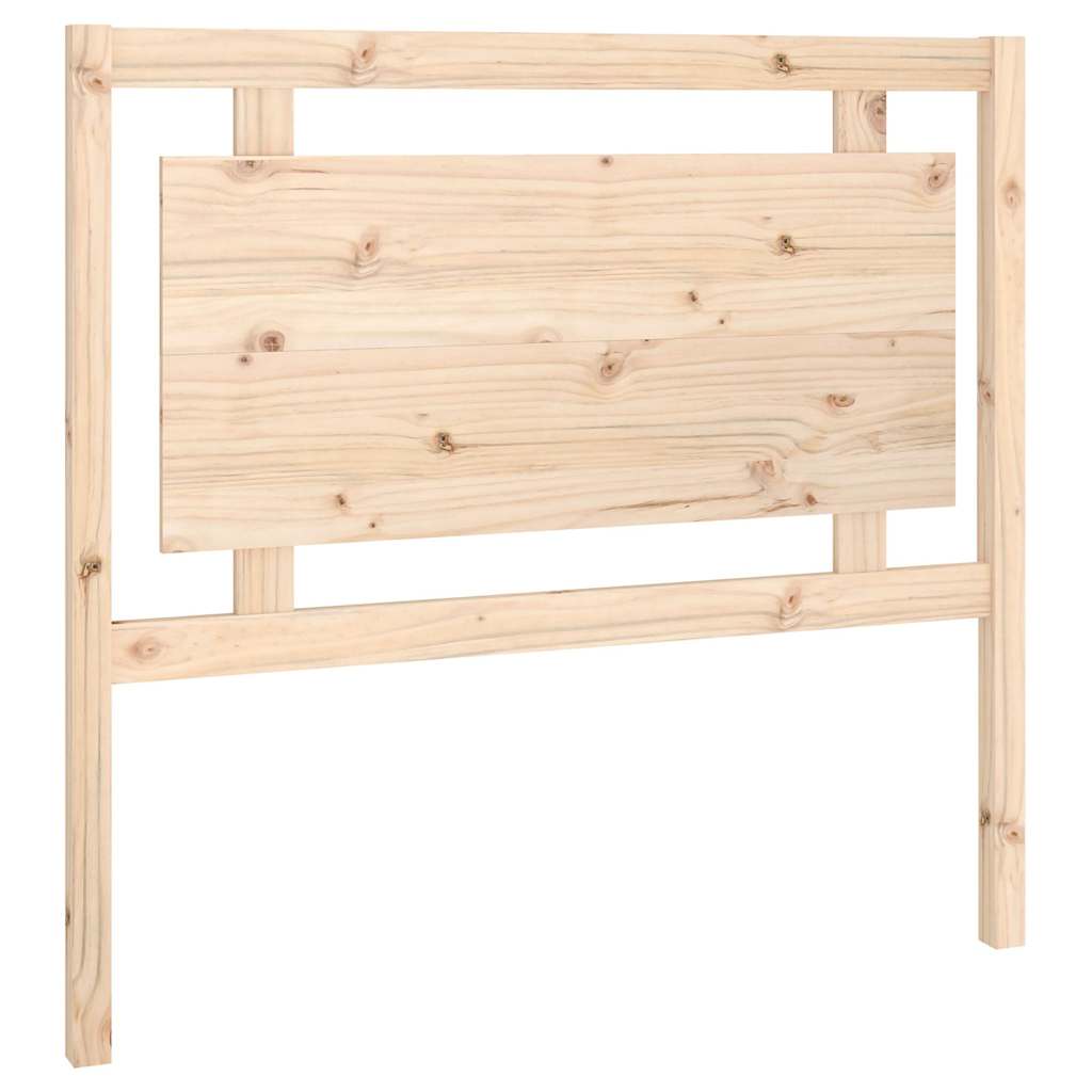 vidaXL Bed Headboard | Natural Pine | Solid Pine Wood | 105 cm x 100 cm 2