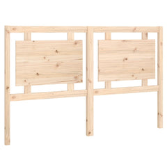 vidaXL Bed Headboard | Natural wood | Solid pine wood | Standard double 2