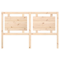 vidaXL Bed Headboard | Natural wood | Solid pine wood | Standard double 4