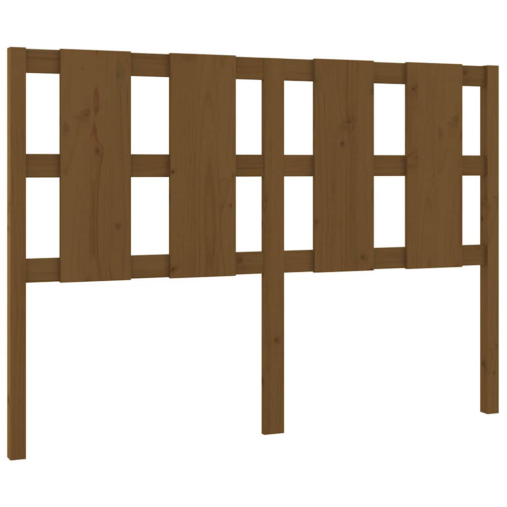 vidaXL Bed Headboard | Honey brown | Solid pine wood | Medium | Durable 2