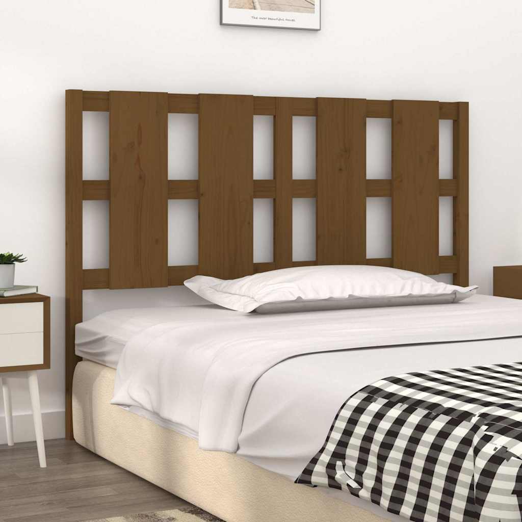 vidaXL Bed Headboard | Honey brown | Solid pine wood | Medium | Durable 3