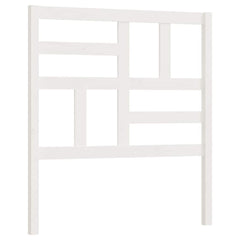 818166 vidaXL Bed Headboard White 81x4x104 cm Solid Wood Pine 2