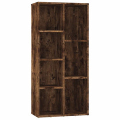 vidaXL Book Cabinet Smoked Oak 50x25x106 cm 2