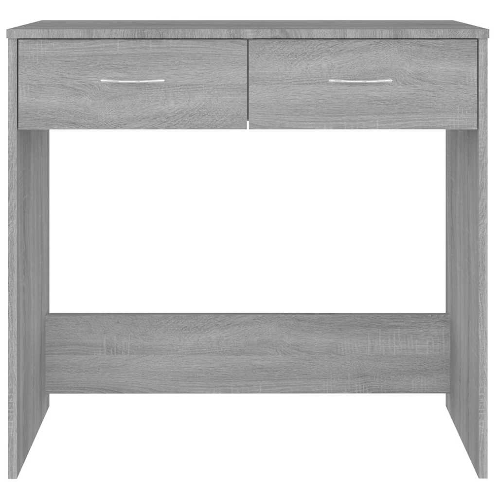 vidaXL Desk Grey Sonoma 80x40x75 cm Engineered Wood 4