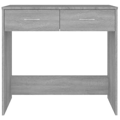 vidaXL Desk Grey Sonoma 80x40x75 cm Engineered Wood 4