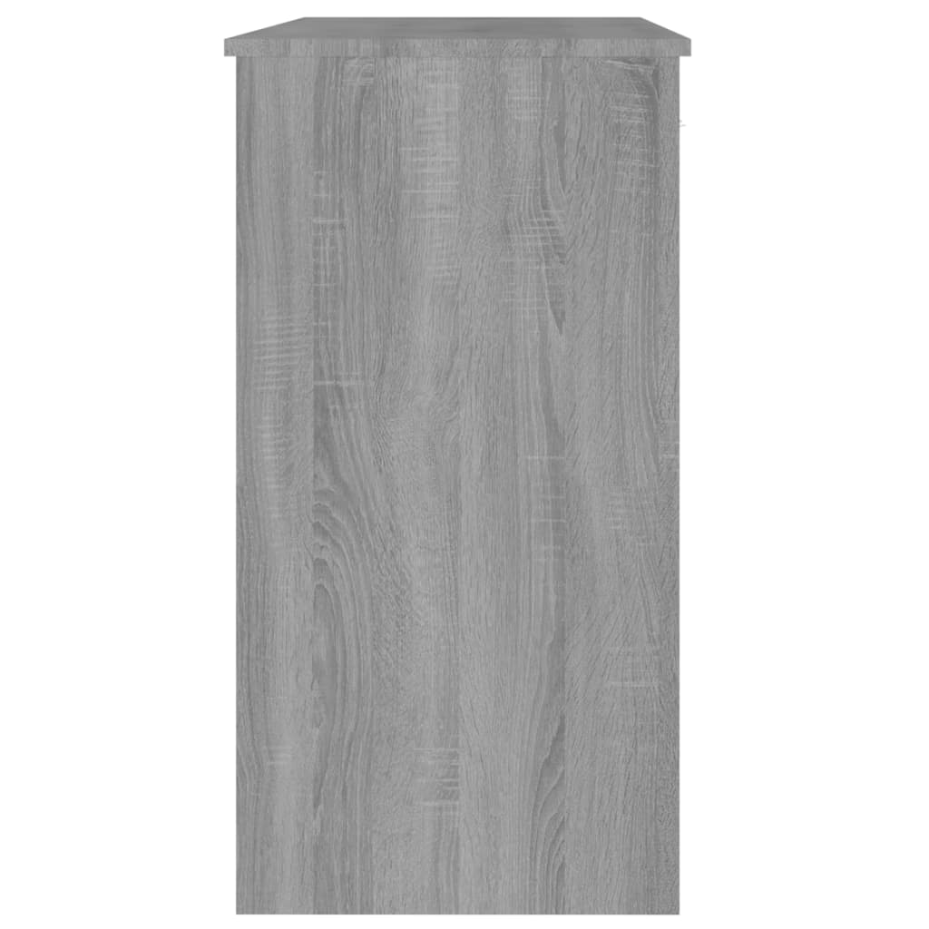 vidaXL Desk Grey Sonoma 80x40x75 cm Engineered Wood 5