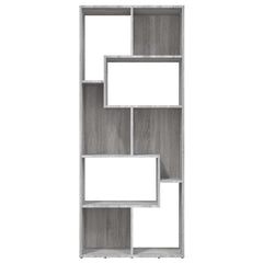vidaXL Book Cabinet Grey Sonoma 67x24x161 cm Engineered Wood 3