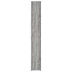 vidaXL Book Cabinet Grey Sonoma 67x24x161 cm Engineered Wood 4
