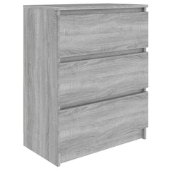 vidaXL Sideboard Grey Sonoma 60x35x76 cm Engineered Wood 2