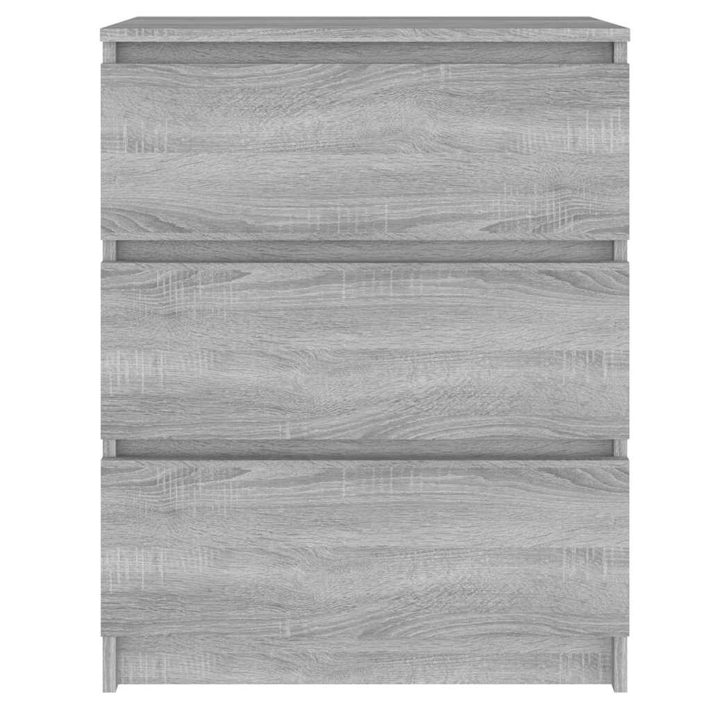 vidaXL Sideboard Grey Sonoma 60x35x76 cm Engineered Wood 3