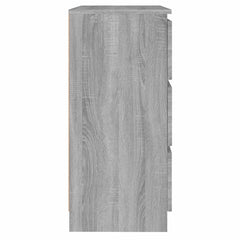 vidaXL Sideboard Grey Sonoma 60x35x76 cm Engineered Wood 4