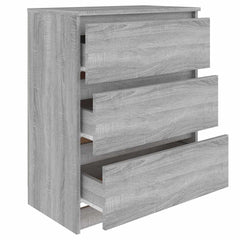 vidaXL Sideboard Grey Sonoma 60x35x76 cm Engineered Wood 5