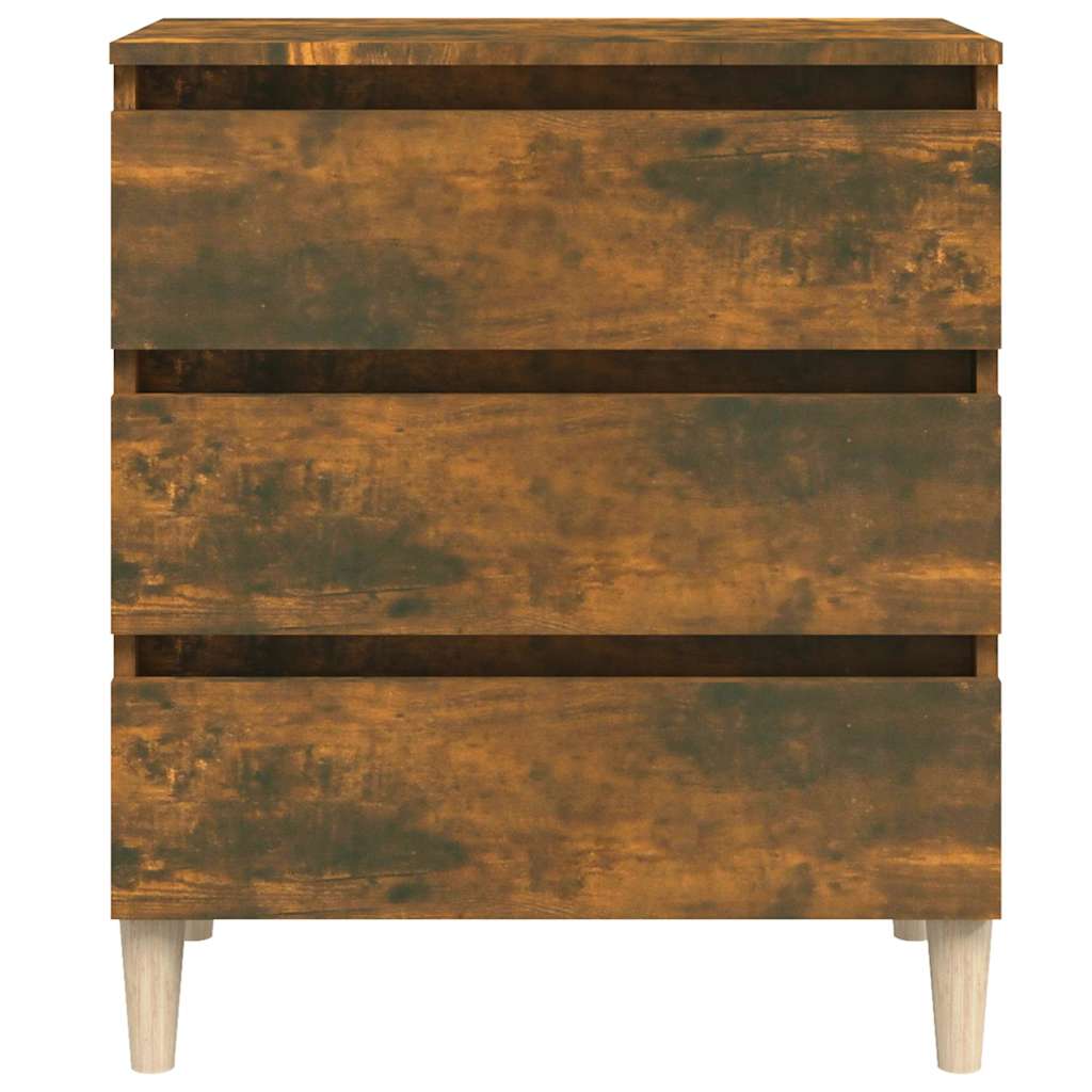 vidaXL Sideboard Smoked Oak 60x35x69 cm Engineered Wood 5