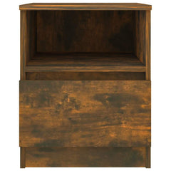 vidaXL Bedside Cabinets 2 pcs Smoked Oak 40x40x50 cm Engineered Wood 5