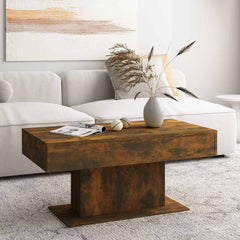 vidaXL Coffee Table | Smoked oak | Engineered wood | 96x50 cm | Modern 3