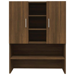 vidaXL Washing Machine Cabinet Brown Oak 70.5x25.5x90 cm 6