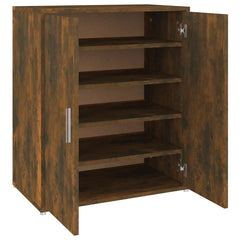 vidaXL Shoe cabinets 60 x 35 x 70 cm Smoked Oak 2