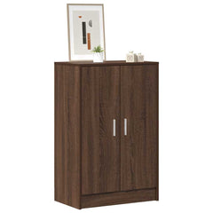 vidaXL Shoe cabinets 60 x 35 x 92 cm Engineered Wood Brown Oak 3