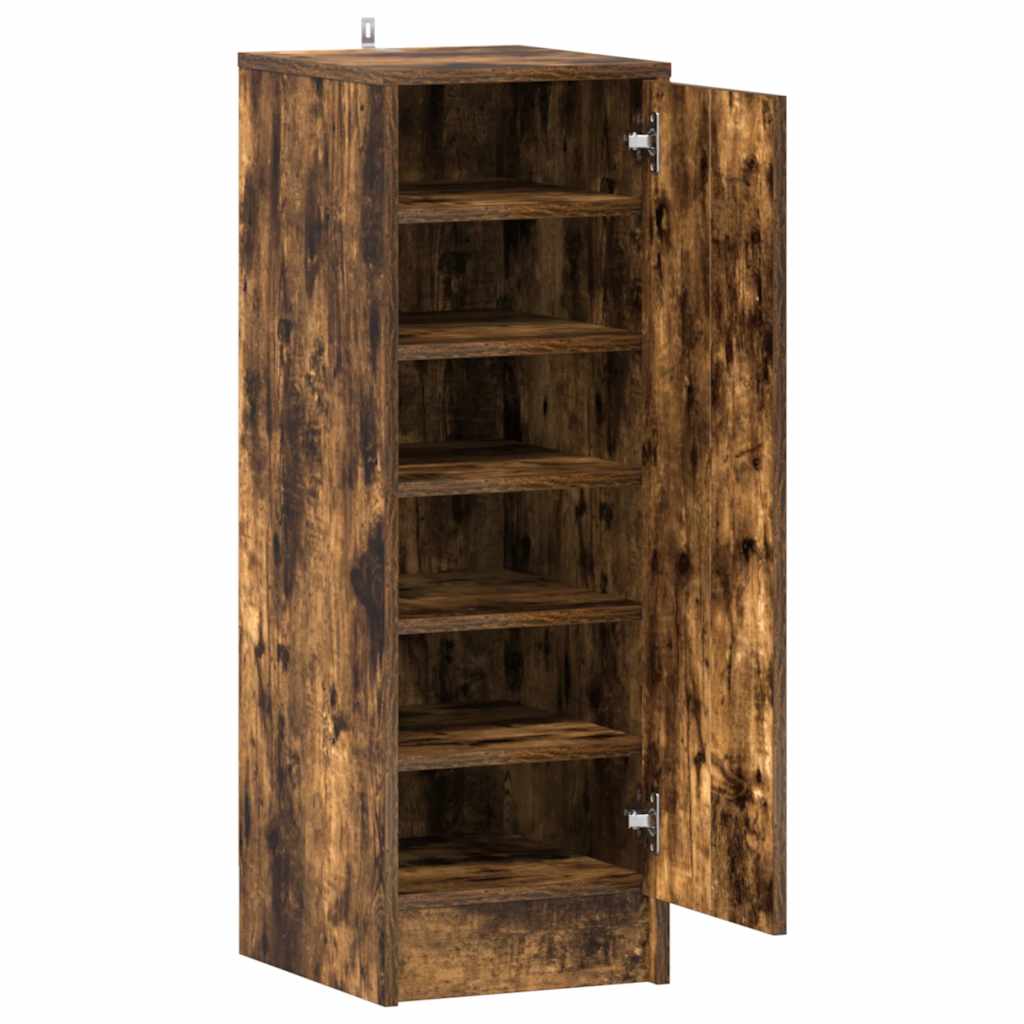 vidaXL Shoe cabinets 32 x 35 x 92 cm Smoked Oak 5