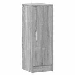 Shoe Cabinet 32x35x92 cm Engineered Wood Width 32 cm Height 92 cm Grey sonoma