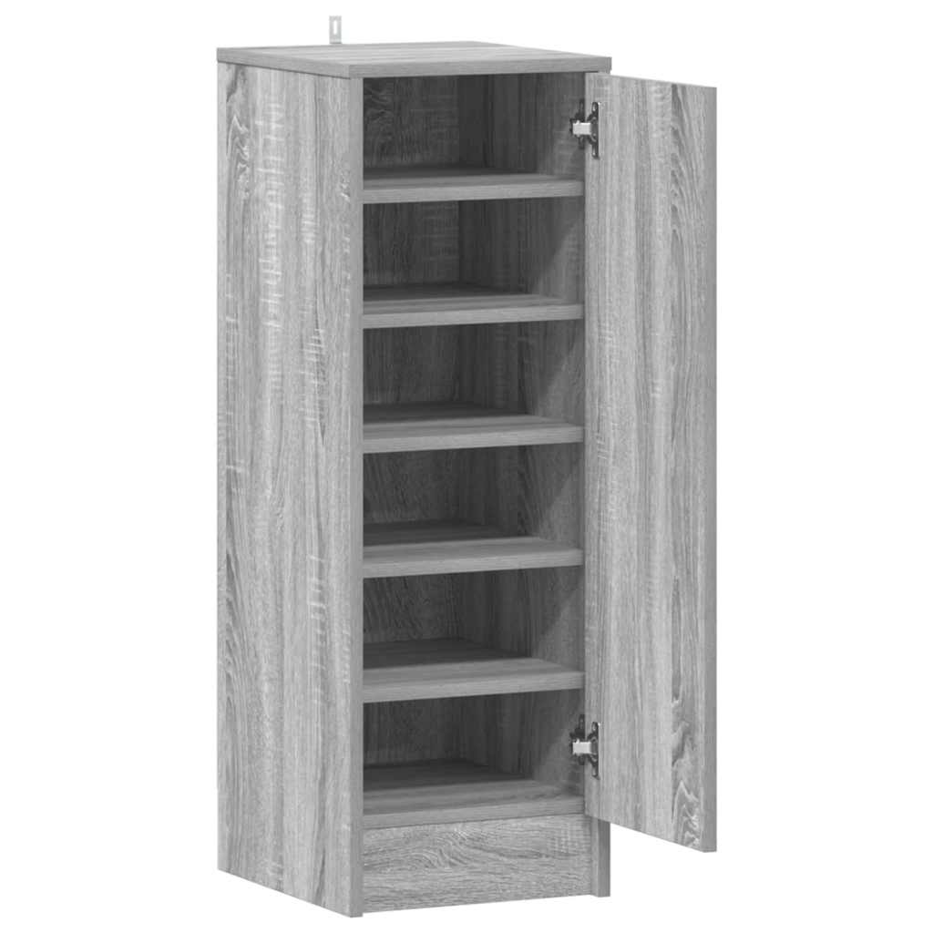 vidaXL Shoe cabinets 32 x 35 x 92 cm Grey Sonoma 5