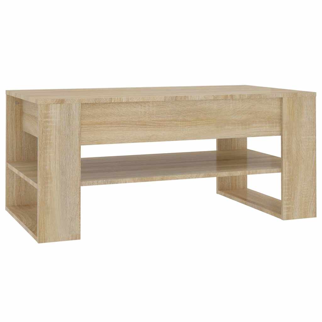 vidaXL Coffee Table | Sonoma oak | Engineered wood | Medium | Coffee Table 2