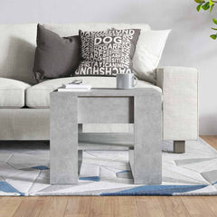 vidaXL Coffee Table | Concrete grey | Engineered wood | Medium | Coffee Table 5
