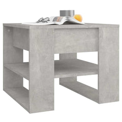 vidaXL Coffee Table | Concrete grey | Engineered wood | Medium | Coffee Table 6