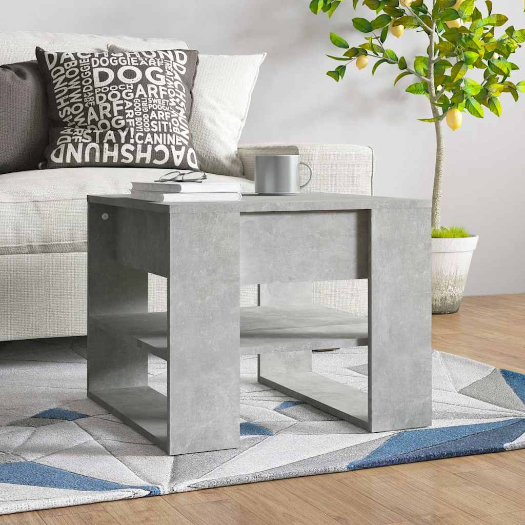vidaXL Coffee Table | Concrete grey | Engineered wood | Medium | Coffee Table 1