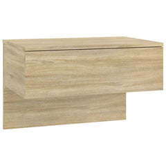 vidaXL Wall-mounted Bedside Cabinet | Set of 2 | Sonoma Oak | Engineered Wood 5