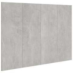 811029 vidaXL Bed Headboard Concrete Grey 120x1,5x80 cm Engineered Wood 2