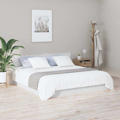 811043 vidaXL Bed Headboard White 200x1,5x80 cm Engineered Wood 3