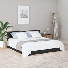 811044 vidaXL Bed Headboard Black 200x1,5x80 cm Engineered Wood 3
