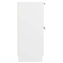 vidaXL Sideboard | White | Engineered wood | Compact | Sideboard | Rectangular 6