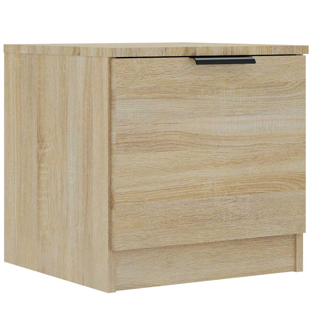 811203 vidaXL Bedside Cabinets 2 pcs Sonoma Oak 40x39x40 cm 5