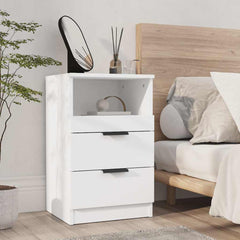 vidaXL Bedside Cabinets Engineered Wood