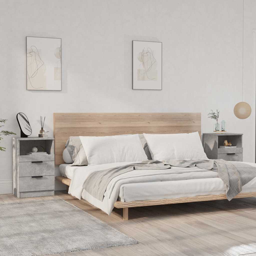 vidaXL Bedside Cabinets Engineered Wood