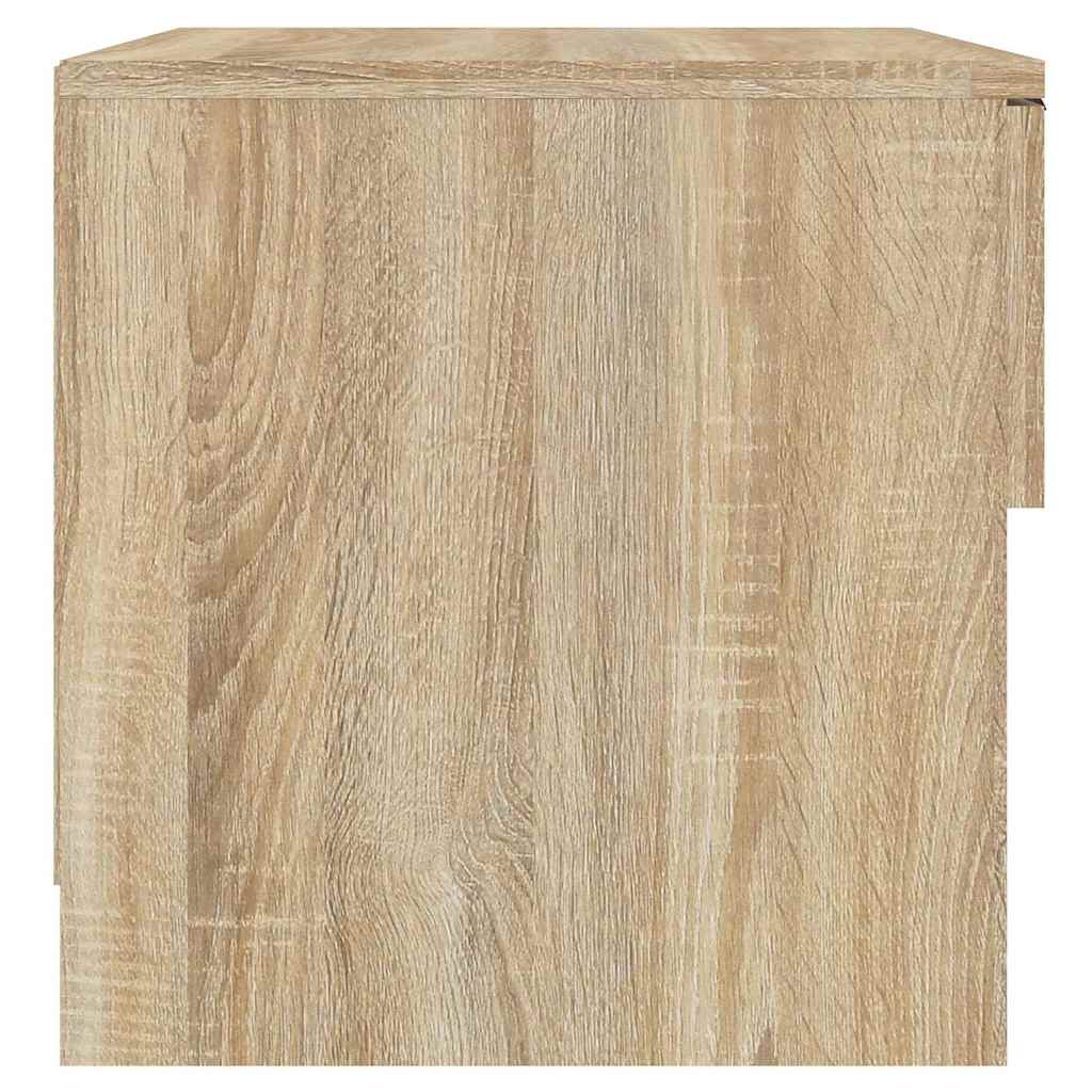 vidaXL Bedside Cabinets 2 pcs Sonoma Oak Engineered Wood 5
