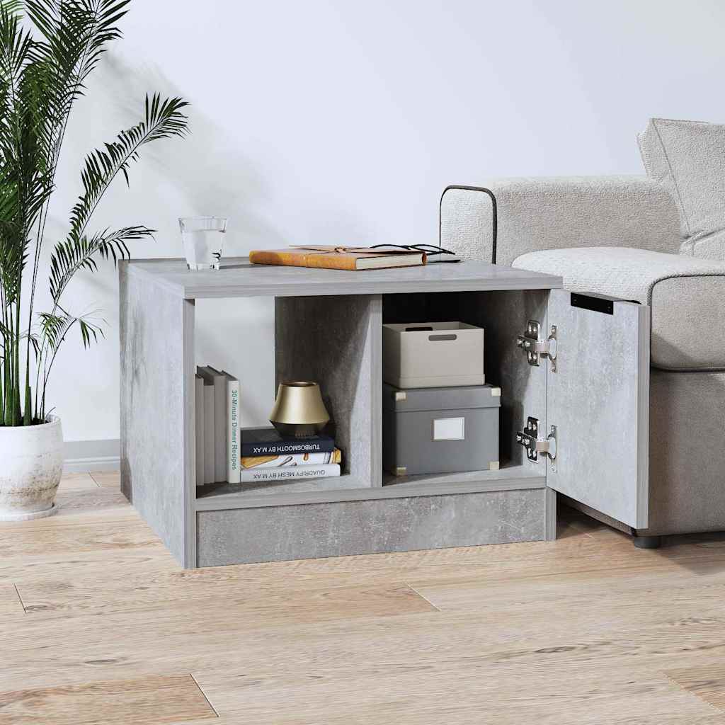 vidaXL Coffee Table | Concrete Grey | Engineered Wood | Medium | Coffee Table 3
