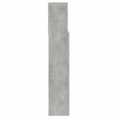 vidaXL Headboard Cabinet | Concrete Grey | Engineered wood | Medium 6