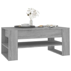 vidaXL Coffee Table | Grey Sonoma | Engineered wood | Medium | Coffee Table 6