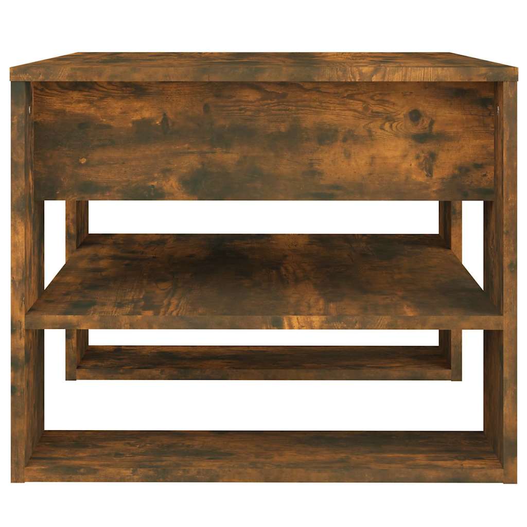 vidaXL Coffee Table | Smoked oak | Engineered wood | Medium | Coffee Table 4