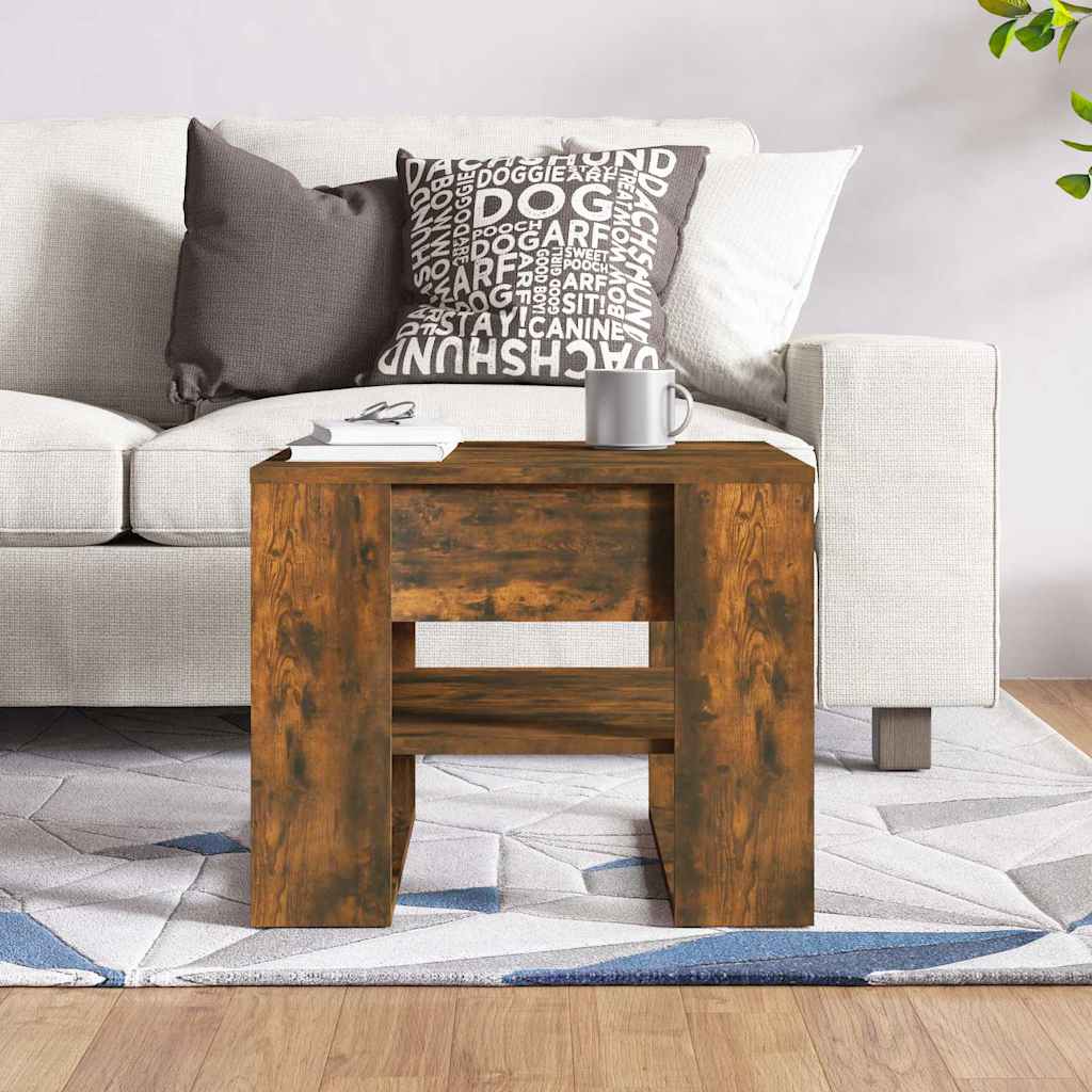 vidaXL Coffee Table | Smoked oak | Engineered wood | Medium | Coffee Table 5