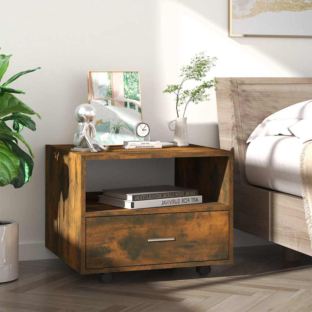 vidaXL Coffee Table | Smoked oak | Engineered wood | Compact | Coffee Table 3