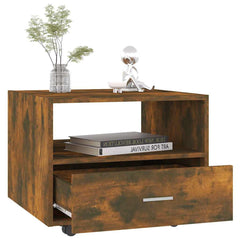 vidaXL Coffee Table | Smoked oak | Engineered wood | Compact | Coffee Table 4