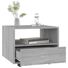 vidaXL Coffee Table | Grey Sonoma | Engineered wood | Compact | Coffee Table 4