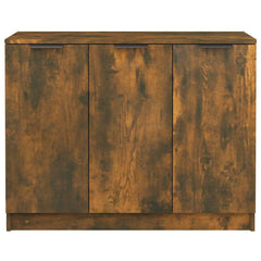 vidaXL Sideboard Smoked Oak 90.5x30x70 cm Engineered Wood 5